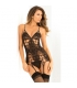 CAGED LACE  PICARDIAS NEGRO