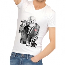 CAMISETA DIVERTIDA WHO IS YOUR DADDY